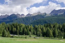 Le montagne intorno a Bellamonte: siamo nel comune di Predazzo sulle Dolomiti del Trentino