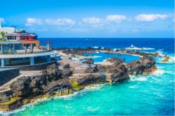 Le piscine naturali di Porto Moniz, Madeira del nord, Portogallo