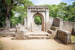 Le rovine di Gede, antica città swahili abbandonata nel Settecento. Il sito è oggi uno dei più importanti riferimenti archeologici della costa del Kenya - foto © PerseoMedusa ...