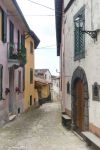 Le stradine del centro storico di Coreglia Antelminelli, Toscana