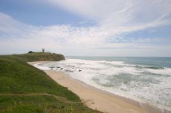 Mavericks Surf Break la spiaggia nei pressi di Half Moon Bay in  California