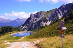 Monte Cavallo il punto panoramico sulla Valle Isarco sopra a Vipiteno in Alto Adige