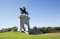 Monumento equestre a Sam Houston all'Hermann Park di Houston, Texas.
