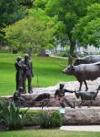 Monumento storico nella piazza del Campidoglio nel centro di Austin, Texas - © Arevik / Shutterstock.com