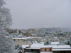 Una copiosa nevicata a Velletri nel Lazio - © Deblu68 - Wikimedia Commons.