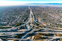 Nodo autostradale a Los Angels in California