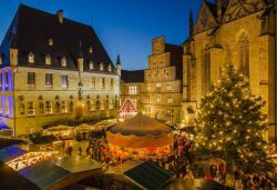 Osnabruck, il grande mercatino di Natale, Bassa Sassonia.