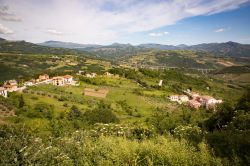 Paesaggio collinare nei dintorni di Agnone in Molise