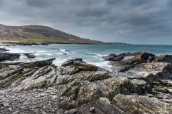 Un paesaggio naturale di Valentia Island, Irlanda. L'isola si estende per 11 km di lunghezza e 3 di larghezza.
