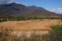 Un paesaggio naturale nella regione di Dodoma in Tanzania