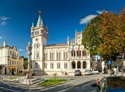 Il palazzo della Camara Municipal de Sintra (Portogallo). ...