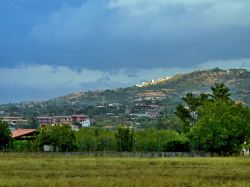 Panorama da Ricadi, provincia di Vibo Valentia, Calabria.
