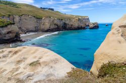 Panorama della costa dell'Otago fotografata dalla hanging rock vicino a Dunedin, Nuova Zelanda - © Evgeny Gorodetsky / Shutterstock.com