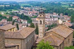 Panorama del borgo di Castell'Arquato appennino emiliano