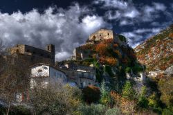 Il panorama del borgo di Rocchetta a Volturno nel Molise