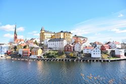 Panorama del borgo storico di Arendal, Norvegia del sud.