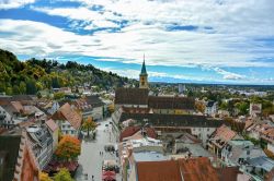 Panorama del centro storico di Ravensburg, città nel sud della Germania, non distante dal Lago di COstanza (Bodensee)
