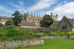 Panorama del Christ Church College a Oxford, Inghilterra.
