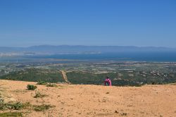 Panorama del Golfo di Cagliari dalla zona di Capoterra in Sardegna