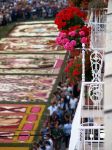 Panorama dell'Infiorata del Corpus Domini ...