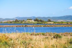 Panorama di Porto Botte, la laguna costiera della Sardegna