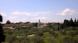 Panorama di Pozzuolo Umbro vicino al lago Trasimeno