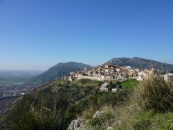 Panorama di Sezze nel Lazio, provincia di Latina