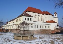 Panorama invernale del castello di Spilberk a Brno, Repubblica Ceca. La sua costruzione ebbe inizio nel XIII° secolo per volere del re di Boemia Otacaro II° - © 311070242 / Shutterstock.com ...