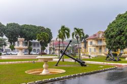 Il parco del Museo Dipartimentale Francofono a Cayenne, Guyana Francese.
