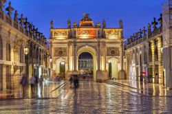 Piazza Stanislao nel centro di Nancy in Lorena (Francia).