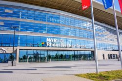 Rhein-Neckar Arena a Sinsheim, Germania. Lo stadio ha ospitato partite di gruppo della Coppa del Mondo nel 2006 - © aldorado / Shutterstock.com