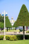 Uno scorcio dell'Utthayan Chalerm Kanchana Phisek Public Park nella provincia di Nonthaburi (Thailandia).
