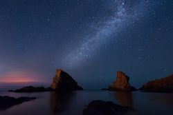 Night Sly a Sinemorets: la via lattea fotografa ta sul mare della Bulgaria