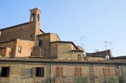 Il centro di Città delle Pieve, il borgo dell'Umbria in provincia di Perugia.