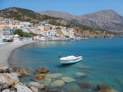 Spiaggia di Diafani a Karpathos in Grecia