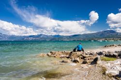 Spiaggia di Lazise sul Lago di Garda