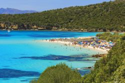 La spiaggia di Tuerredda nei dintorni di Teulanda in Sardegna