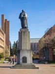 La statua di George Washington all'università di Washington a Seattle (Stati Uniti d'America).
