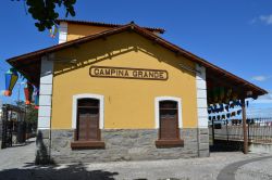 Stazione ferroviaria di Campina Grande, la città del nord est del  Brasile, nello stato di Paraiba