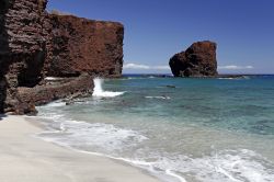 Sweetheart Rock (Puupehe), l'isolotto dell'isola di Lanai, alle Hawaii