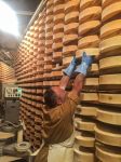 Tipica conservazione del formaggio fontina a Valpelline, Aosta - © dibettadifino / Shutterstock.com