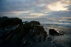Tramonto a Punta de Los Lobos nei pressi di Pichilemu, Cile.
