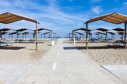 Un bagno della spiaggia di Lido degli Estensi, provincia di Ferrara, Emilia-Romagna