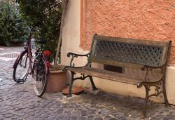 Un grazioso scorcio del borgo antico di Trevignano ...