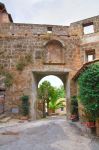 Un grazioso vicolo nel centro storico di Vetralla, provincia di Viterbo, Lazio.
