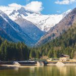 Un lago nei dintorni di Caderzone Terme in Trentino