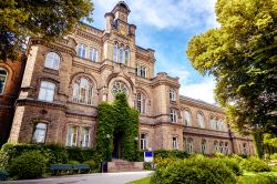 Un particolare del centro storico di Lund, famosa per la sua antica Università (Svezia).
