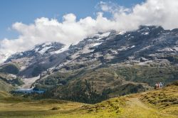 Un pittoresco paesaggio naturale a Hasliberg, Svizzera. Chilometri di piste candide si alternano alle foreste e ai boschi fitti che caratterizzano questo angolo di Svizzera.


