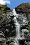 Una cascata nel terriorio di Arnad in Valle d'Aosta