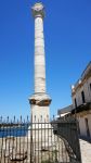 Una colonna romana, simbolo della città di Brindisi, Puglia.

